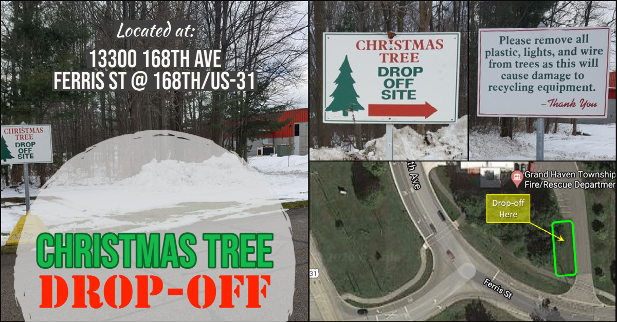 GHT Annual Christmas Tree Dropoff Site Lakeshore Woods
